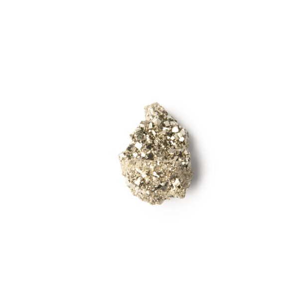 Shimmering Pyrite Crystal Stone with golden metallic luster from Pagano London