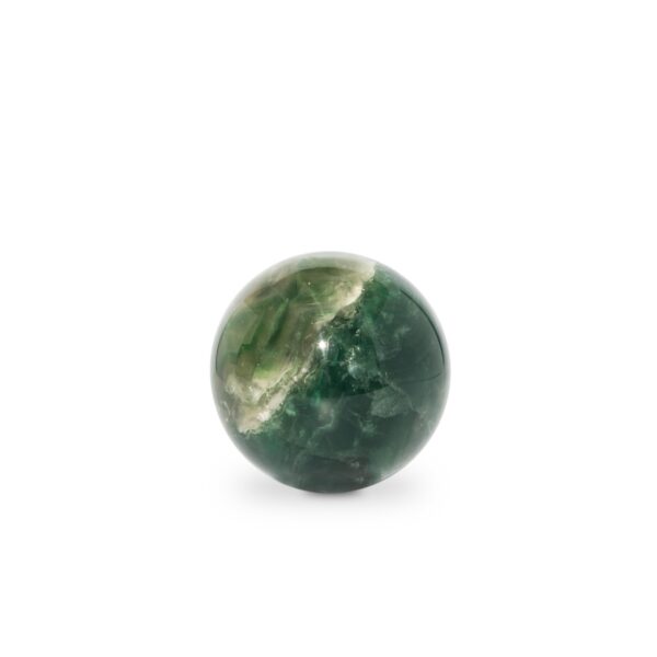 Jerash Green Fluorite Sphere Crystal Ball