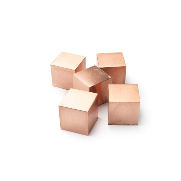 Polished Copper Cubes from Pagano London Collection