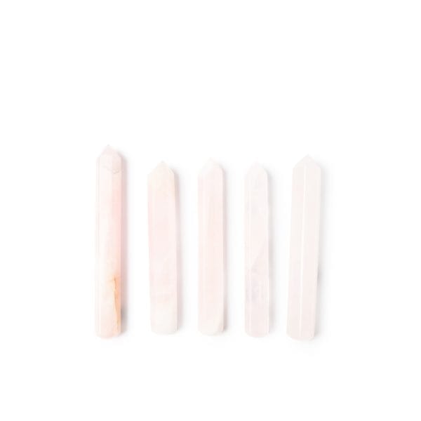 Crystal Rose Quartz Wand for Healing and Harmony