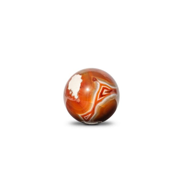 Red Carnelian Sphere for energy, creativity, and healing